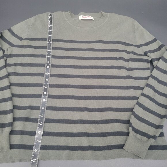 Organic John Patrick Striped Cashmere Sweater Medium - Picture 6 of 6